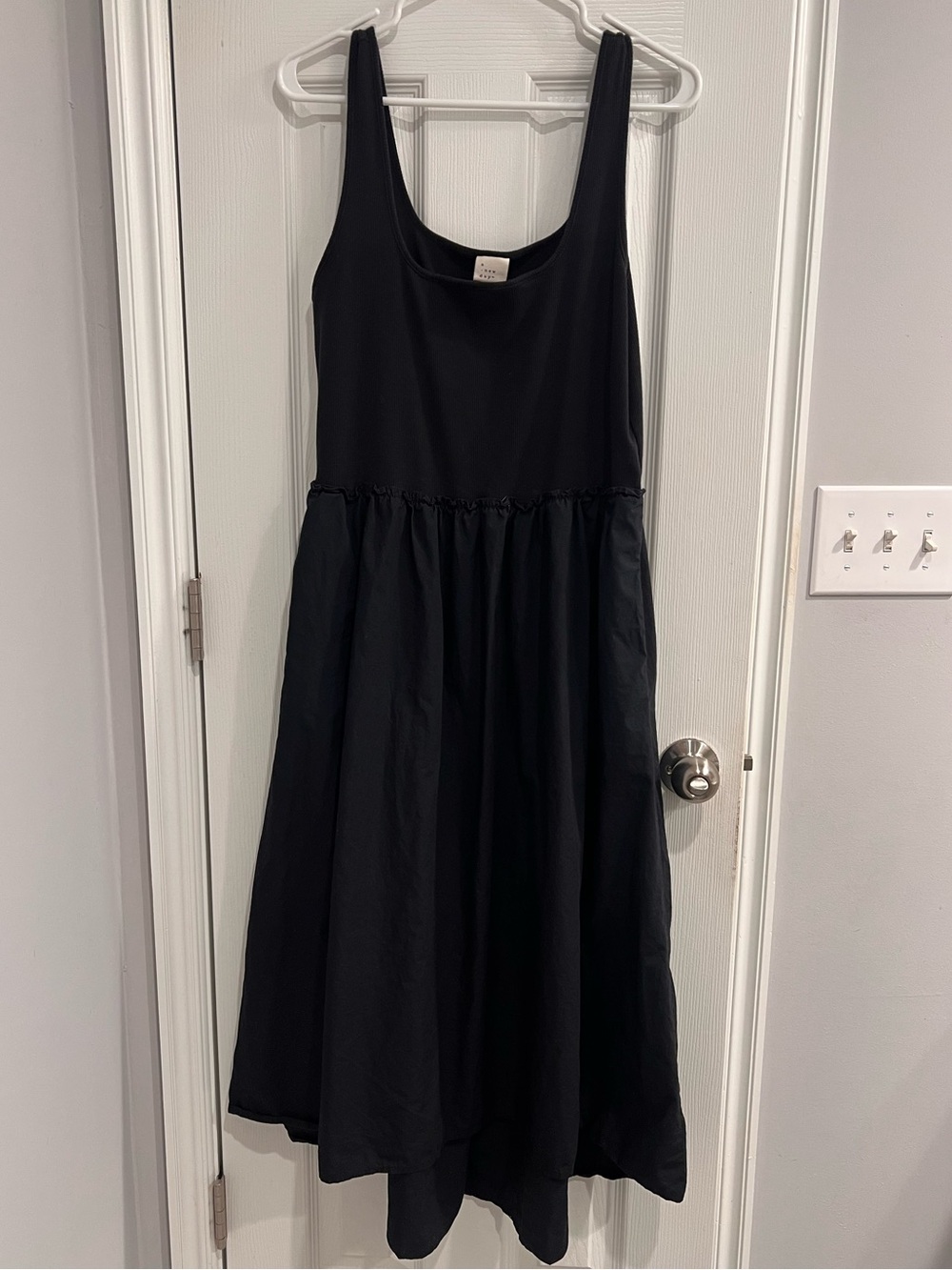 A New Day Black Sleeveless Midi Dress